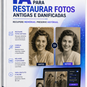 Como usar IA gratuito para restaurar fotos antigas e danificadas